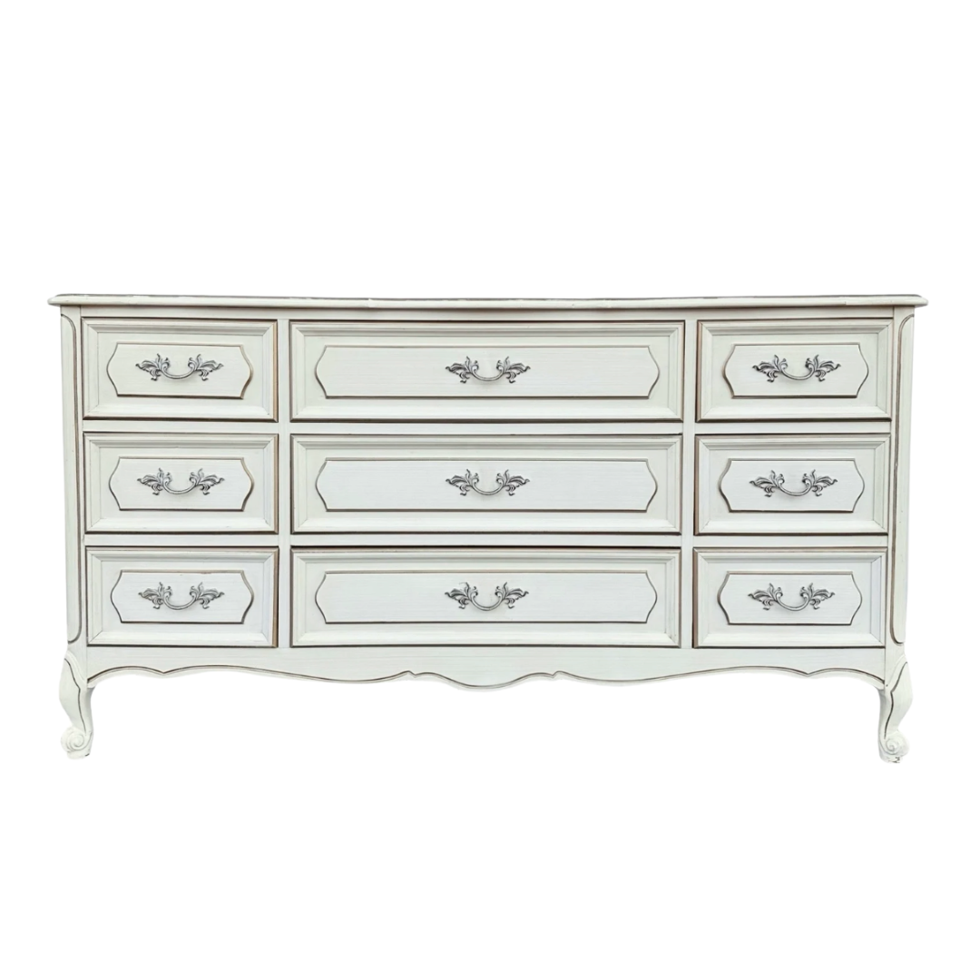 Vintage Henry Link Provincial Style Nine Drawer Dresser Available