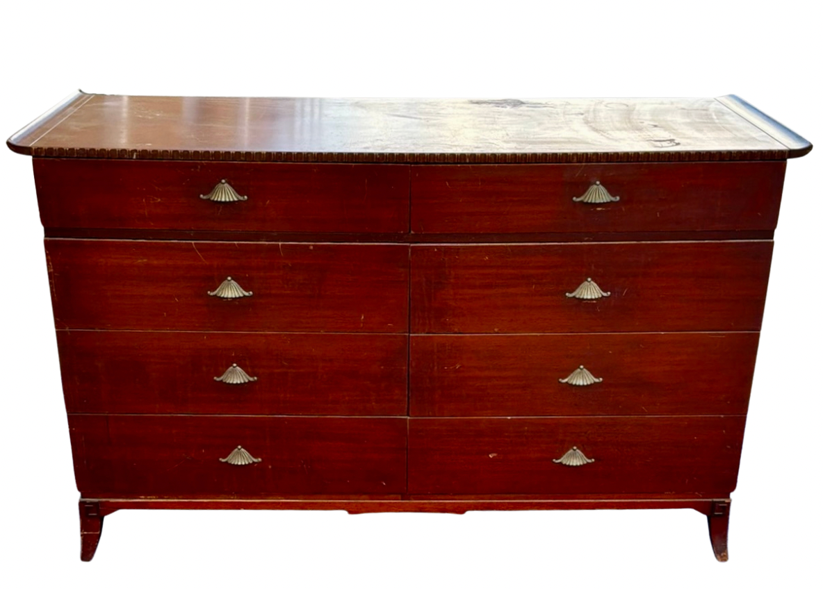 Vintage Rway Furniture Pagoda Regency Style 8 Drawer Dresser Available for  Custom Lacquer – Hibiscus House