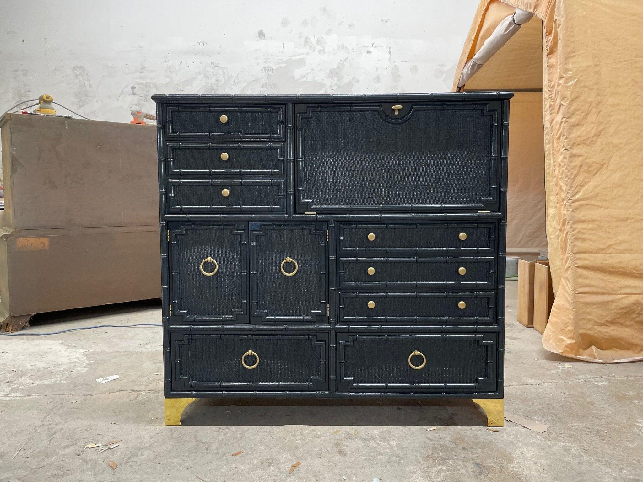 Drexel Omega Kensington Collection Storage Cabinet Lacquered