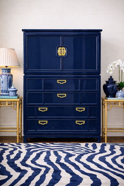 Vintage Thomasville Mystique Armoire Available for Custom Lacquer - Hibiscus House
