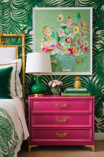 Vintage Pair of Henry Link Mandarin Large Nightstands Available for Custom Lacquer - Hibiscus House