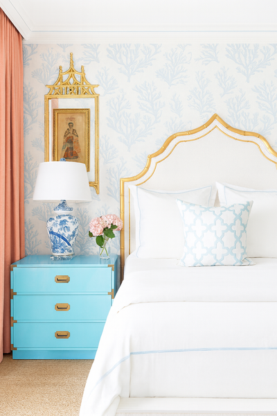 Vintage Bernhardt Furniture Campaign Style Large Nightstand Pair Available to Customize!