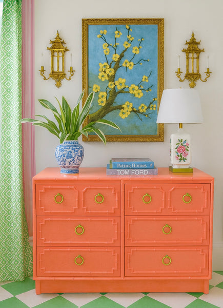 Vintage Drexel Omega Six-Drawer Dresser Available for Custom Lacquer!