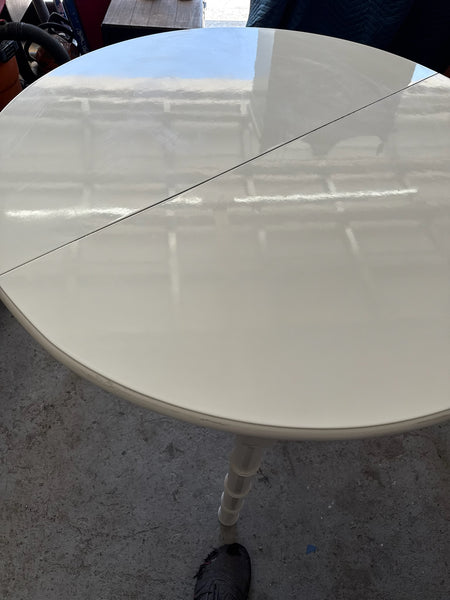 Vintage Broyhill Furniture Faux Bamboo Dining Table Available for Custom Lacquer!! - Hibiscus House