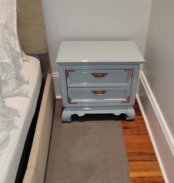 Vintage Pair of Broyhill Furniture Premier Ming Dynasty Nightstands Available for Custom Lacquer!