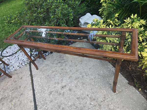 Vintage Drexel Furniture Console Table Available for Custom Lacquer!