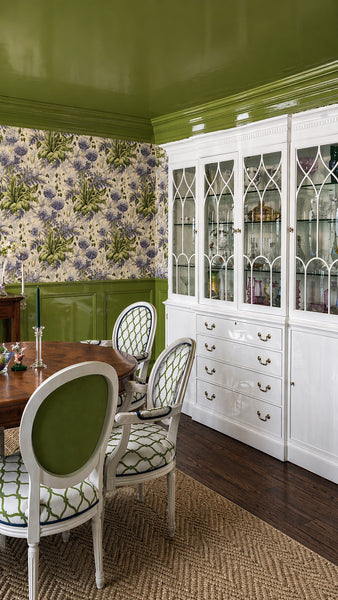 Century Furniture Regency Style Two Piece China Cabinet Available for Custom Lacquer!