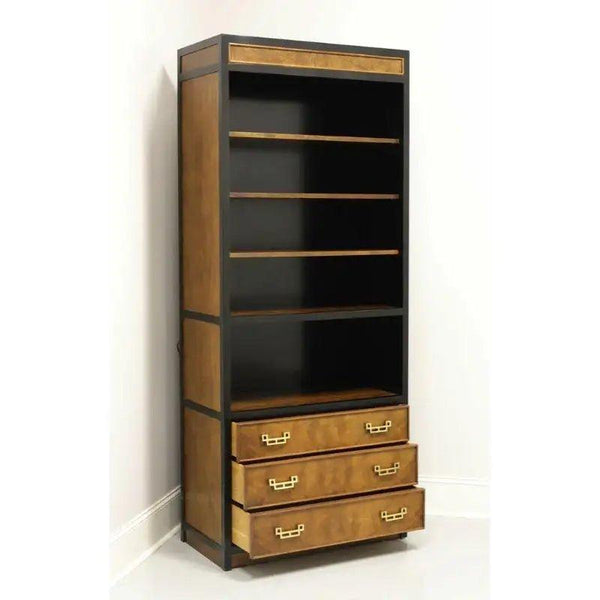 Vintage Century Furniture Chin Hua Chinoiserie Style Bookcase Available for Custom Lacquer - Hibiscus House