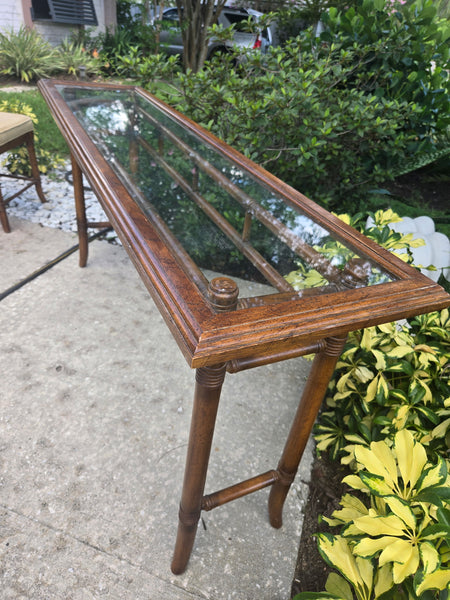 Vintage Drexel Furniture Console Table Available for Custom Lacquer!