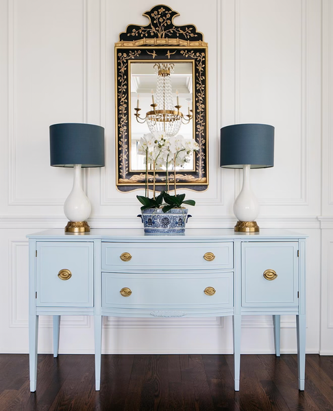 Vintage Traditional Mahogany Sideboard Available for Custom Lacquer!