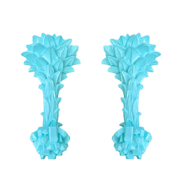 High Gloss Lacquered Palm Tree Wall Sconce Pair - Hibiscus House