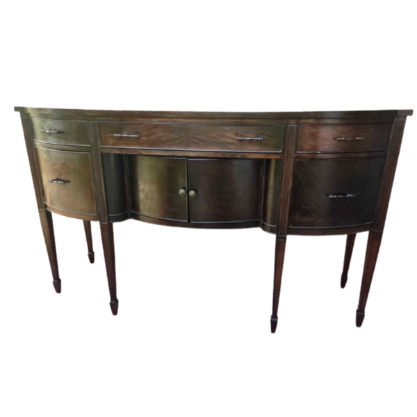 Vintage Mahogany Traditional Style Sideboard Available for Custom Lacquer! - Hibiscus House