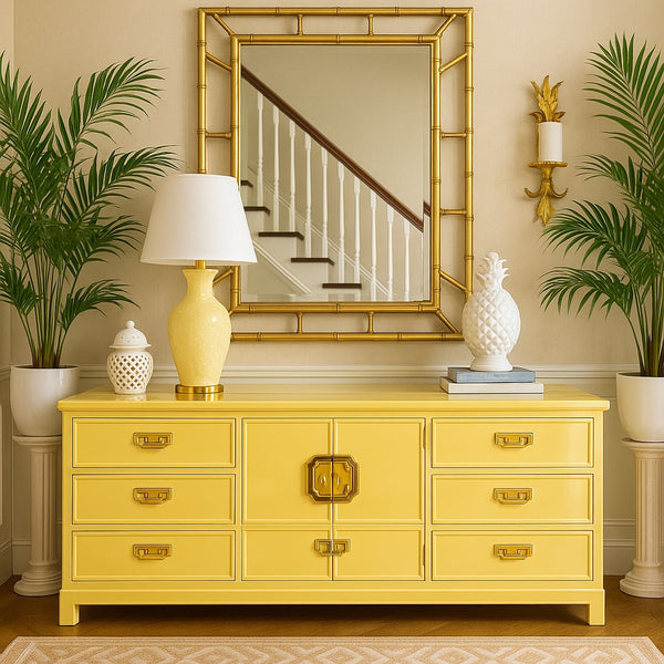 Vintage Thomasville Mystique Collection Credenza Available for Custom Lacquer! - Hibiscus House