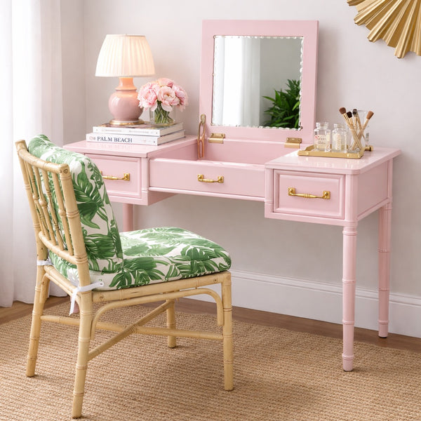RARE!! Vintage Henry Link Bali Hai Vanity Available for Custom Lacquer - Hibiscus House