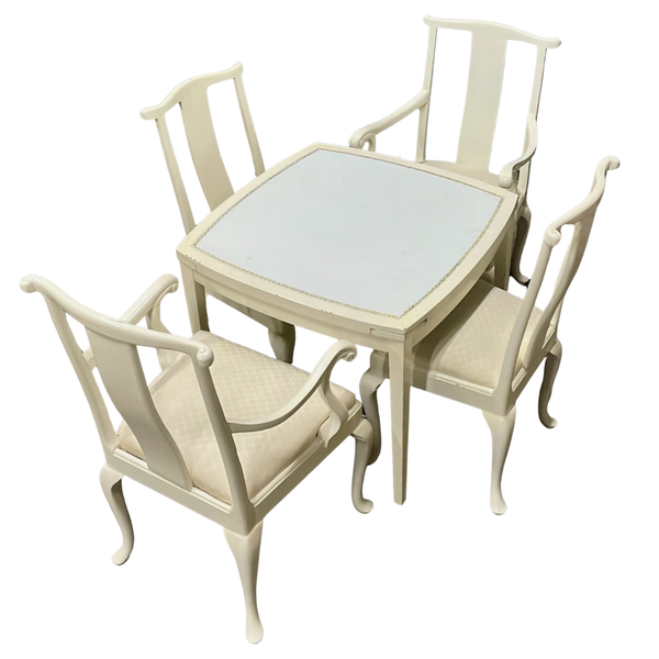 Vintage Palm Beach Regency Style Ming Game Table Available for Custom Lacquer! - Hibiscus House