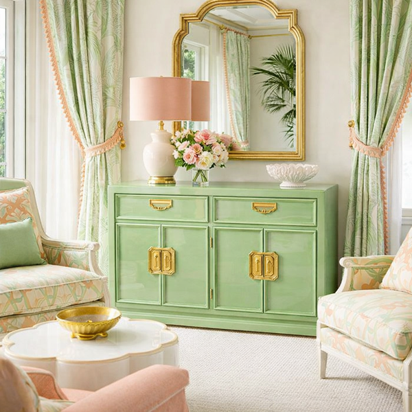 Vintage Thomasville Mystique Collection Server Available for Custom Lacquer! - Hibiscus House