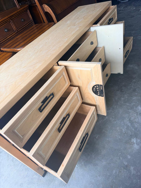 Vintage Century Furniture Nine Drawer Credenza Available for Custom Lacquer!