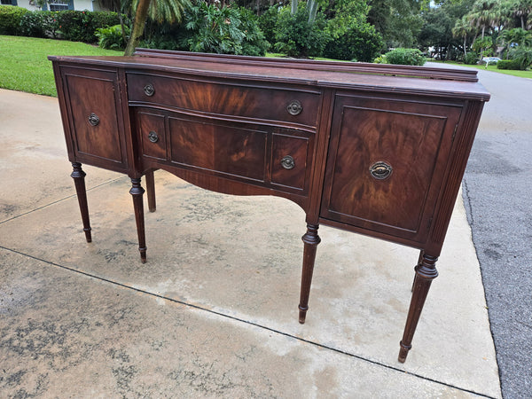 Vintage Traditional Mahogany Sideboard Available for Custom Lacquer!