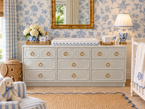 Vintage Drexel Furniture Omega Nine Drawer Dresser Available for Custom Lacquer!