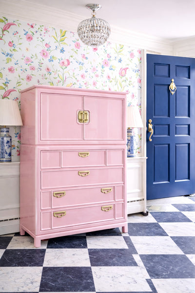 Vintage Thomasville Mystique Armoire Available for Custom Lacquer - Hibiscus House