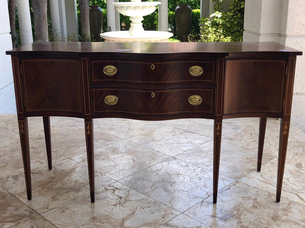 Hickory White Federal Style Mahogany Sideboard - Hibiscus House