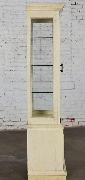 Drexel Furniture Chinoiserie Curio Cabinet/ Bookshelf Available for Custom Lacquer - Hibiscus House