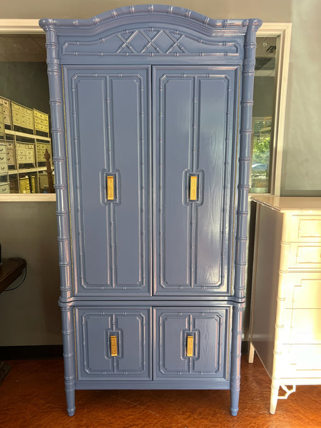 Vintage Dixie Furniture Two-Piece Bookcase with Hutch Available for Custom Lacquer!