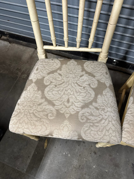 Vintage Thomasville Allegro Faux Bamboo Set of Four Chairs Available for Custom Lacquer!