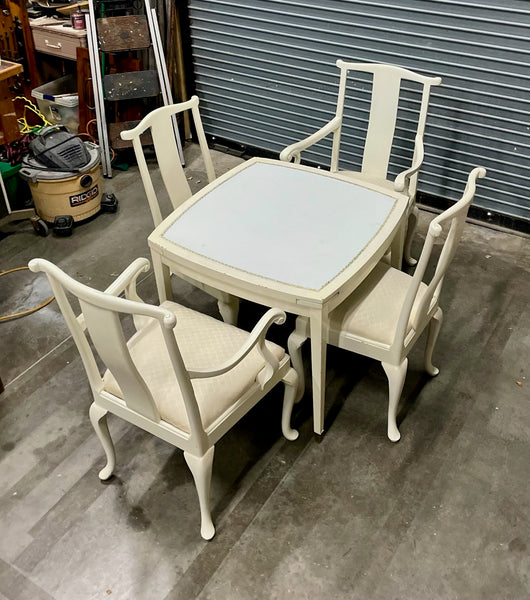 Vintage Palm Beach Regency Style Ming Game Table Available for Custom Lacquer! - Hibiscus House