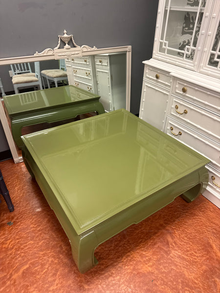 Vintage Square Ming Style All Wood Coffee Table Available for Custom Lacquer - Hibiscus House