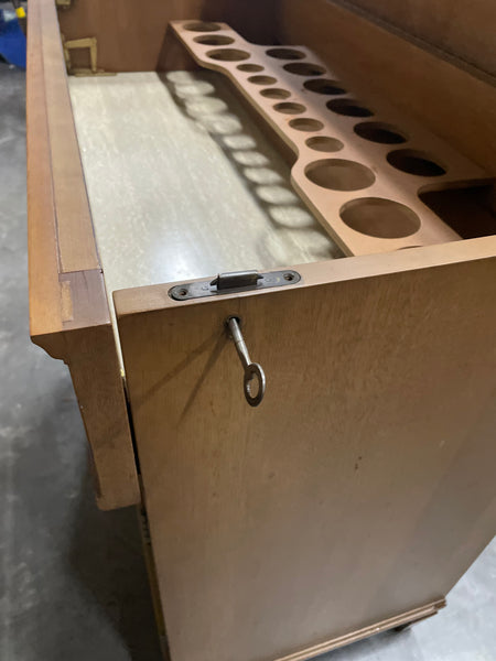Vintage Kindel Furniture Mid Century Pop Up Dry Bar Available for Custom Lacquer!