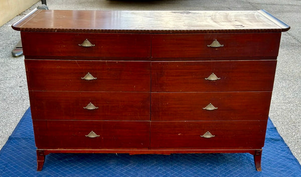 Vintage Rway Furniture Pagoda Regency Style 8 Drawer Dresser Available for Custom Lacquer - Hibiscus House