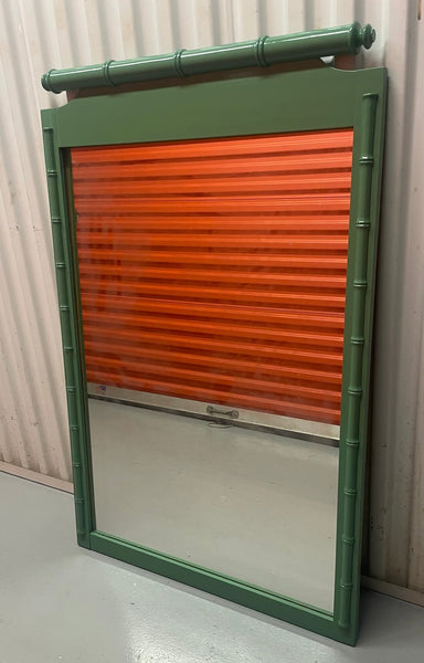 Pair of Vintage Faux Bamboo Classic Mirrors Available for Lacquer