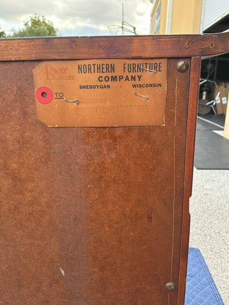 Vintage Rway Furniture Pagoda Style Tallboy Dresser Available for Custom Lacquer - Hibiscus House