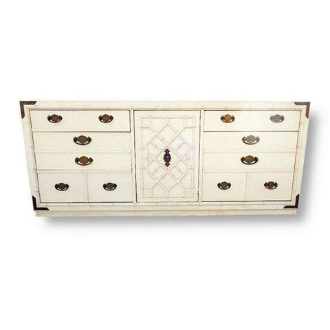 Thomasville Huntley Faux Bamboo Chippendale Dresser Available for Lacquer! - Hibiscus House