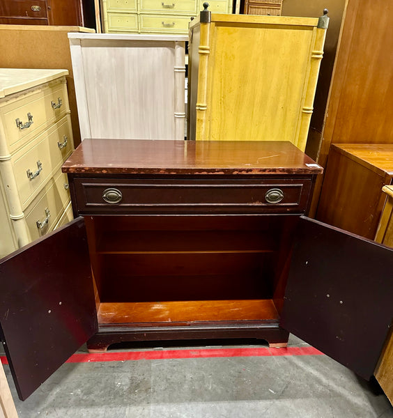 1940's Traditional Style Mahogany Serving Chest Available for Custom Lacquer