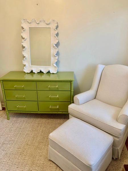 Vintage Classic Faux Bamboo Six Drawer Dresser Available to Customize!