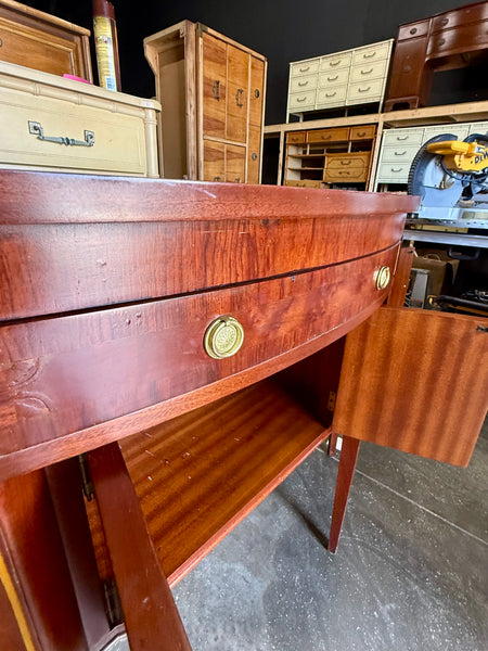 Demilune Traditional Style Mahogany Sideboard Available and READY TO SHIP!