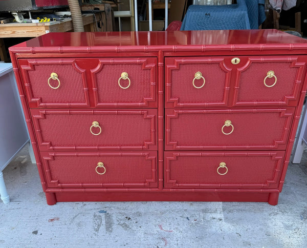 Vintage Drexel Omega Six-Drawer Dresser Available for Custom Lacquer!