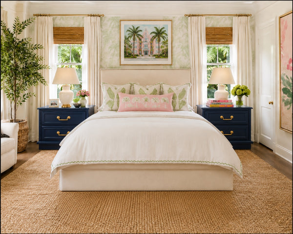 Vintage Florida Furniture Faux Bamboo Nightstand Pair Available for Customization!