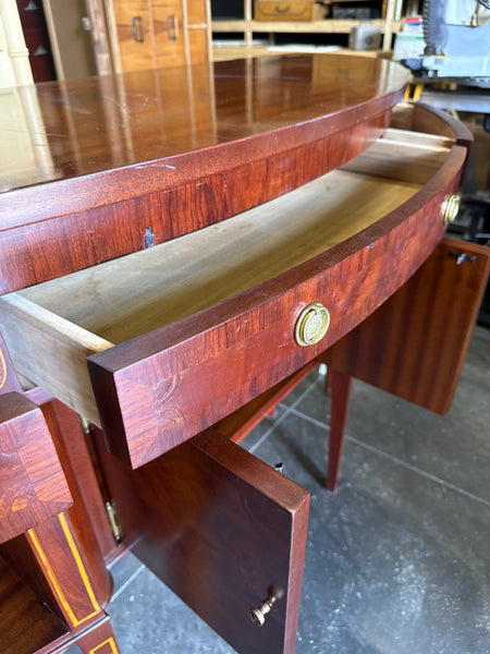 Demilune Traditional Style Mahogany Sideboard Available and READY TO SHIP!