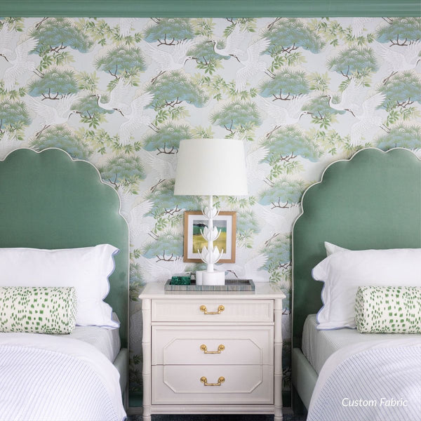 Vintage Faux Bamboo Broyhill Three Drawer Large Chest/ Nightstand Available to Customize!