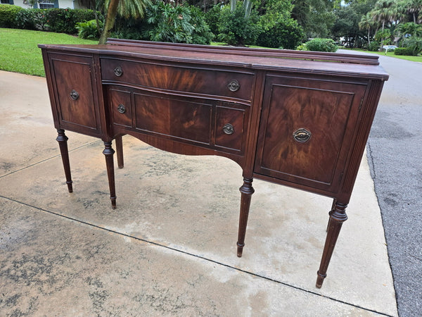 Vintage Traditional Mahogany Sideboard Available for Custom Lacquer!
