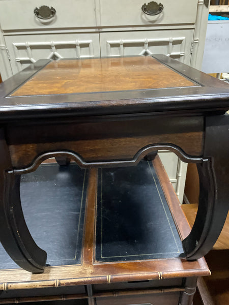 Vintage Ming Style End Table Pair Available for Custom Lacquer!