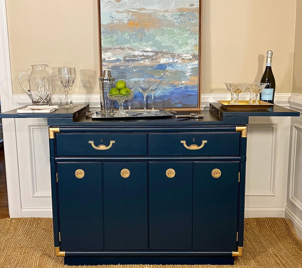 Vintage Drexel Accolade Campaign Style Server Available for Custom Lacquer!