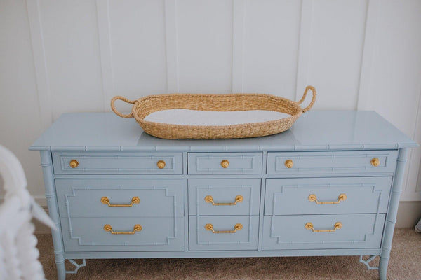 1970's Thomasville Allegro Faux Bamboo Dresser Available for Custom Lacquer - Hibiscus House