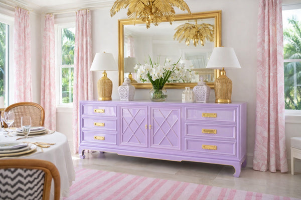 Vintage American of Martinsville Ming Chippendale Credenza Available for Custom Lacquer