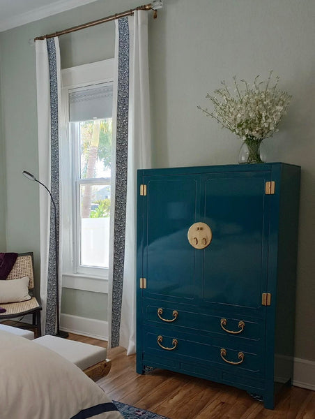 Vintage Thomasville Mystique Armoire Available for Custom Lacquer - Hibiscus House