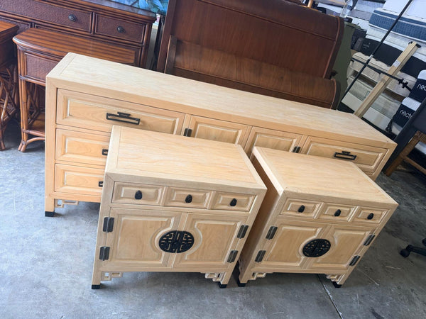 Vintage Century Furniture Nine Drawer Credenza Available for Custom Lacquer! - Hibiscus House