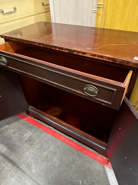 1940's Traditional Style Mahogany Serving Chest Available for Custom Lacquer